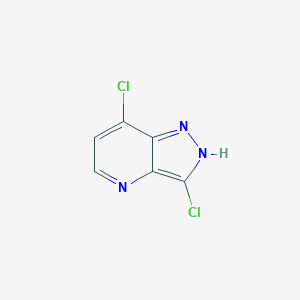 molecular formula C6H3Cl2N3 B13665508 3,7-Dichloro-1H-pyrazolo[4,3-b]pyridine 