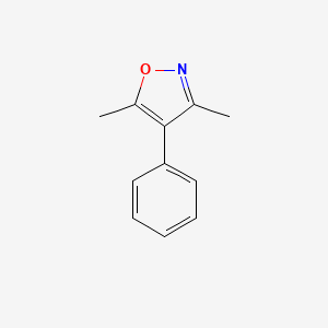 molecular formula C11H11NO B1366559 3,5-Dimethyl-4-phenylisoxazole CAS No. 4345-46-4