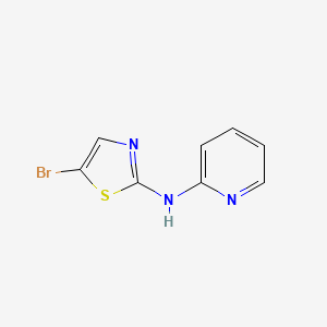molecular formula C8H6BrN3S B1366561 N-(5-BROMO-1,3-THIAZOL-2-YL)PYRIDIN-2-AMINE CAS No. 54670-78-9