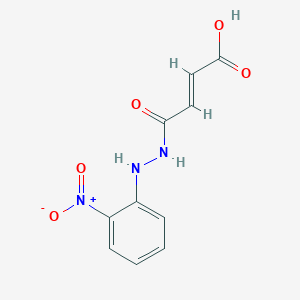 (E)-4-[2-(2-nitrophenyl)hydrazinyl]-4-oxobut-2-enoic acid