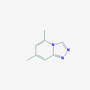 molecular formula C8H9N3 B13665639 5,7-Dimethyl[1,2,4]triazolo[4,3-a]pyridine CAS No. 4919-11-3