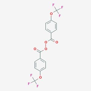 molecular formula C16H8F6O6 B13665695 Bis[4-(trifluoromethoxy)benzoyl] Peroxide 