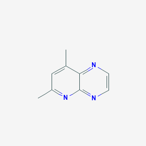 molecular formula C9H9N3 B13665739 6,8-Dimethylpyrido[2,3-b]pyrazine 