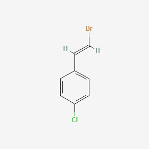 molecular formula C8H6BrCl B1366574 1-[(E)-2-Bromoethenyl]-4-chlorobenzene 