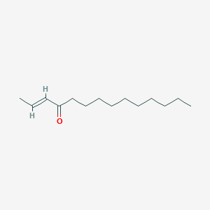 molecular formula C14H26O B136658 2-Tetradecen-4-one CAS No. 142449-97-6