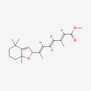 molecular formula C21H30O3 B1366581 Retinoic acid, 5,8-epoxy-5,8-dihydro-, methyl ester 