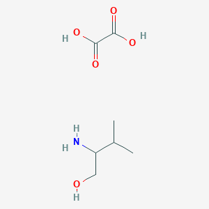 molecular formula C7H15NO5 B13665830 2-Amino-3-methylbutan-1-ol oxalate 