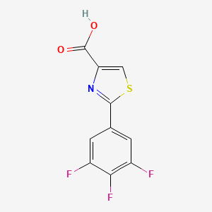 molecular formula C10H4F3NO2S B13665840 2-(3,4,5-Trifluorophenyl)thiazole-4-carboxylic Acid 
