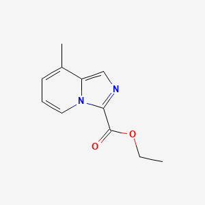 molecular formula C11H12N2O2 B13665905 Ethyl 8-Methylimidazo[1,5-a]pyridine-3-carboxylate 