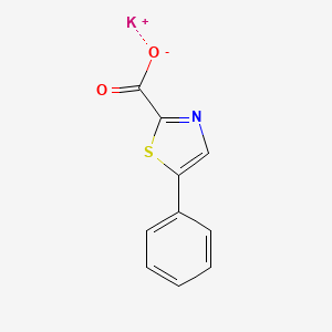 molecular formula C10H6KNO2S B13665918 Potassium 5-phenylthiazole-2-carboxylate 