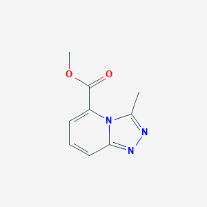 molecular formula C9H9N3O2 B13665926 Methyl 3-Methyl-[1,2,4]triazolo[4,3-a]pyridine-5-carboxylate 