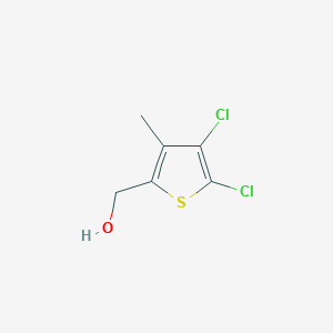 molecular formula C6H6Cl2OS B13665933 (4,5-Dichloro-3-methylthiophen-2-yl)methanol 