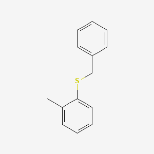molecular formula C14H14S B13665963 Benzyl(o-tolyl)sulfane 