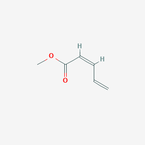 molecular formula C6H8O2 B13665972 (Z)-Methyl penta-2,4-dienoate 