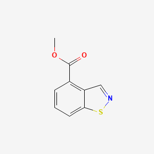 molecular formula C9H7NO2S B13666045 Methyl benzo[d]isothiazole-4-carboxylate 