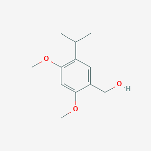 molecular formula C12H18O3 B13666112 (5-Isopropyl-2,4-dimethoxyphenyl)methanol 