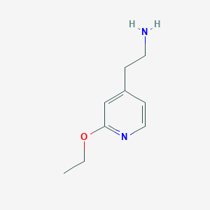 molecular formula C9H14N2O B13666150 2-(2-Ethoxypyridin-4-yl)ethanamine 