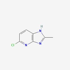 molecular formula C7H6ClN3 B1366616 5-Chloro-2-methyl-3H-imidazo[4,5-b]pyridine CAS No. 40851-92-1