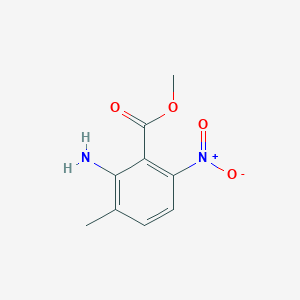 molecular formula C9H10N2O4 B13666176 Methyl 2-Amino-3-methyl-6-nitrobenzoate 