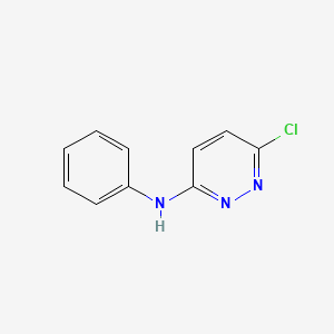 molecular formula C10H8ClN3 B1366629 6-chloro-N-phenylpyridazin-3-amine CAS No. 1014-78-4
