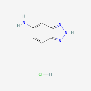 molecular formula C6H7ClN4 B1366633 1H-Benzotriazol-5-amine monohydrochloride CAS No. 93805-11-9