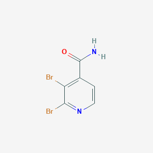molecular formula C6H4Br2N2O B13666335 2,3-Dibromoisonicotinamide 