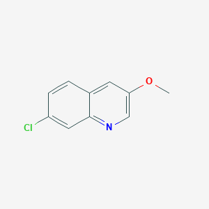 molecular formula C10H8ClNO B13666353 7-Chloro-3-methoxyquinoline 