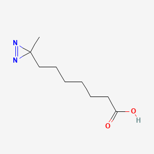 molecular formula C9H16N2O2 B13666482 7-(3-Methyl-3H-diazirin-3-YL)heptanoic acid 