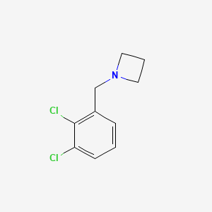 molecular formula C10H11Cl2N B13666578 1-(2,3-Dichlorobenzyl)azetidine 