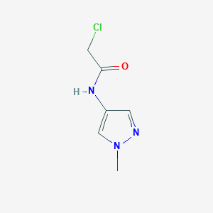 molecular formula C6H8ClN3O B1366660 2-chloro-N-(1-methyl-1H-pyrazol-4-yl)acetamide CAS No. 957261-64-2