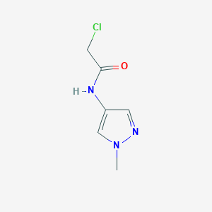 molecular formula C6H8ClN3O B1366660 2-氯-N-(1-甲基-1H-吡唑-4-基)-乙酰胺 CAS No. 957261-64-2
