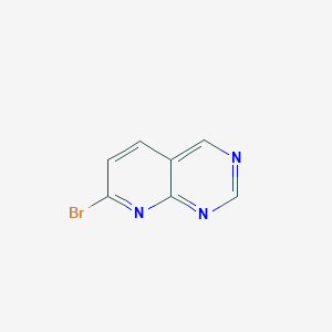 molecular formula C7H4BrN3 B13666604 7-Bromopyrido[2,3-d]pyrimidine 