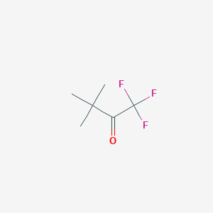 molecular formula C6H9F3O B1366672 1,1,1-Trifluoro-3,3-dimethyl-butan-2-one CAS No. 359-61-5