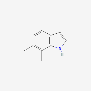 molecular formula C10H11N B1366674 6,7-Dimethylindole CAS No. 55199-24-1