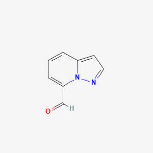 molecular formula C8H6N2O B1366675 Pyrazolo[1,5-a]pyridine-7-carbaldehyde CAS No. 362661-83-4