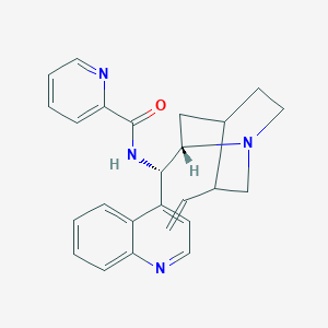 molecular formula C25H26N4O B13666777 N-[(9S)-8|A-Cinchonan-9-yl]picolinamide 