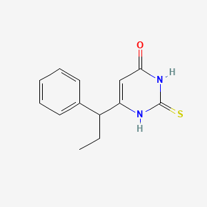 6-(1-phenylpropyl)-2-thioxo-2,3-dihydropyrimidin-4(1H)-one