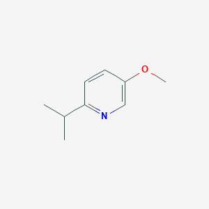 molecular formula C9H13NO B13666804 2-Isopropyl-5-methoxypyridine 