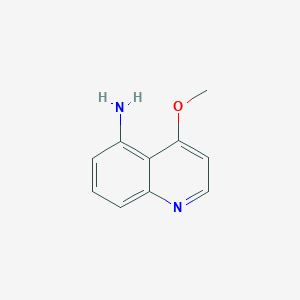 molecular formula C10H10N2O B13666881 4-Methoxyquinolin-5-amine 
