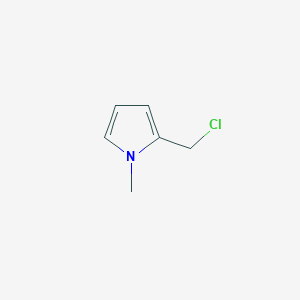 molecular formula C6H8ClN B13666903 2-(chloromethyl)-1-methyl-1H-pyrrole 
