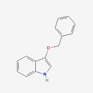 molecular formula C15H13NO B13666937 3-(Benzyloxy)-1H-indole 