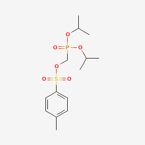 molecular formula C14H23O6PS B1366694 (二异丙氧基磷酰基)甲基 4-甲基苯磺酸酯 CAS No. 35717-98-7