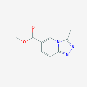molecular formula C9H9N3O2 B13666958 Methyl 3-methyl-[1,2,4]triazolo[4,3-a]pyridine-6-carboxylate 
