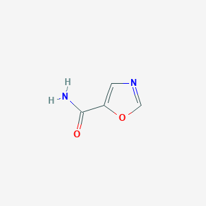 molecular formula C4H4N2O2 B136671 Oxazole-5-carboxamide CAS No. 158178-93-9