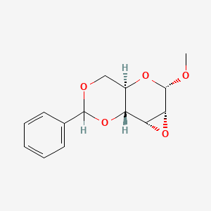 molecular formula C14H16O5 B1366712 (1R,2R,4R,5S,7R)-5-methoxy-10-phenyl-3,6,9,11-tetraoxatricyclo[5.4.0.02,4]undecane CAS No. 3150-15-0