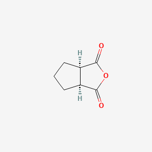 molecular formula C7H8O3 B1366716 cis-1,2-Cyclopentanedicarboxylic anhydride CAS No. 35878-28-5
