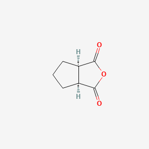 molecular formula C7H8O3 B1366716 cis-Tetrahydro-1H-cyclopenta[c]furan-1,3(3aH)-dione CAS No. 35878-28-5