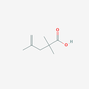 molecular formula C8H14O2 B1366717 2,2,4-Trimethyl-4-pentenoic acid 