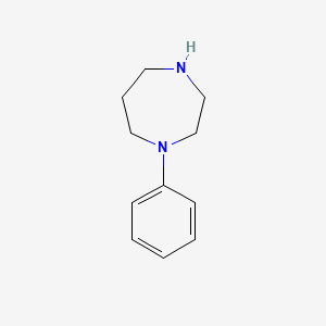 molecular formula C11H16N2 B1366720 1-Phenyl-1,4-diazepane CAS No. 61903-27-3
