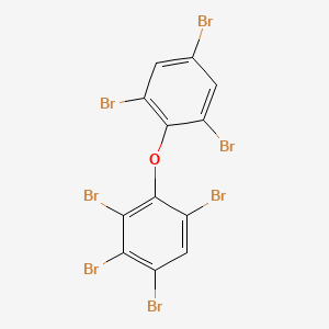 molecular formula C12H3Br7O B1366727 Benzene, 1,2,3,5-tetrabromo-4-(2,4,6-tribromophenoxy)- CAS No. 117948-63-7
